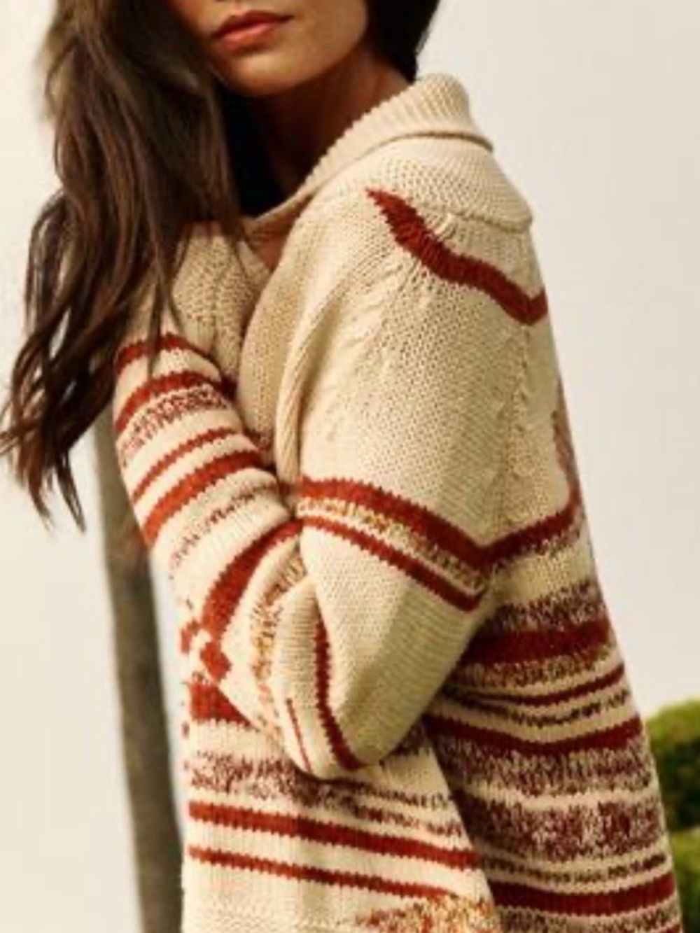 THE GREAT. RARE Landscape Lodge Cardigan